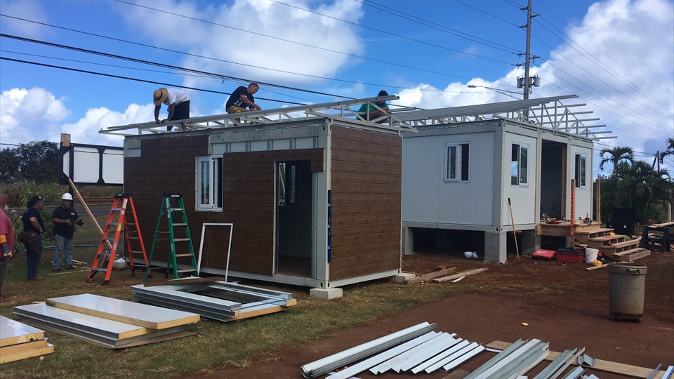 ...Securing roof trusses